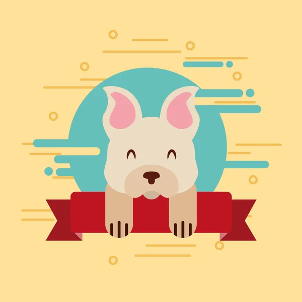 Liebe Hund Haustier — Stockvektor