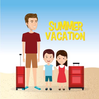 plaj yaz tatillerini ailede