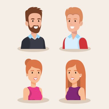 Gençler avatarlar karakter