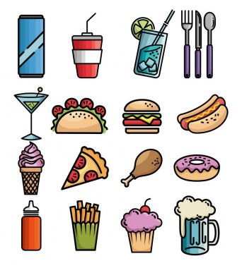 lokanta Icons set