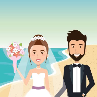 Sadece evli çift Beach