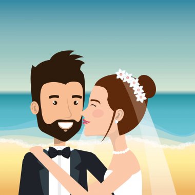 Sadece evli çift Beach
