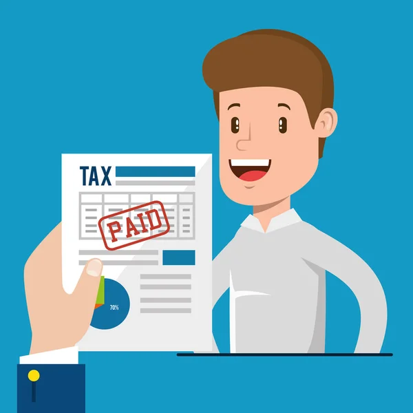 Επιχειρηματίας με ΦΠΑ σύνολο εικονιδίων — Διανυσματικό Αρχείο