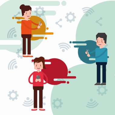 insanların karakterleri ile smartphone