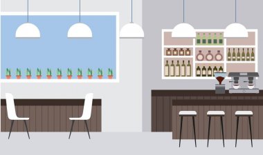 interiores çalışma alanı kafe Restoran