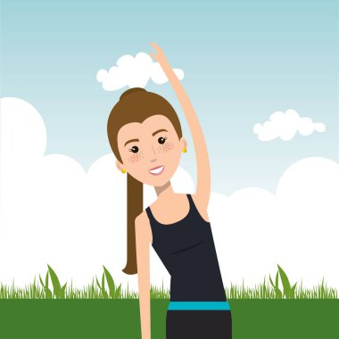 Kadın alanında egzersiz