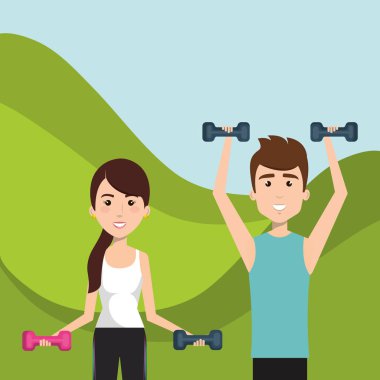 insanlar ağırlık kaldırma alanında