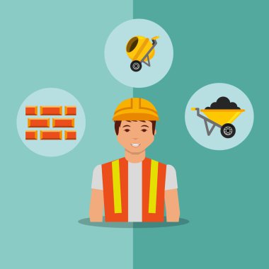 İnşaat insanlar araçları