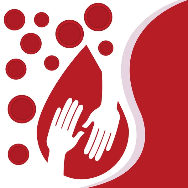 Blutspendetag — Stockvektor