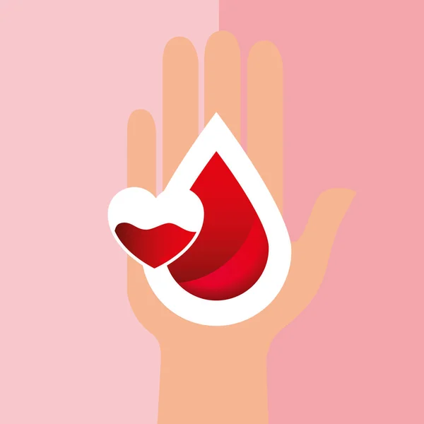 Dia de doação de sangue — Vetor de Stock