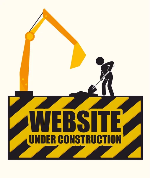 Under construction design. — Stock Vector