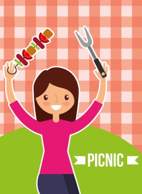 mutlu insanlar piknik