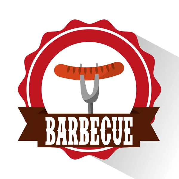 Icone di concetto barbecue celebrazione — Vettoriale Stock