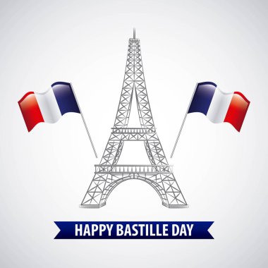 Bastille Günü Fransız kutlama