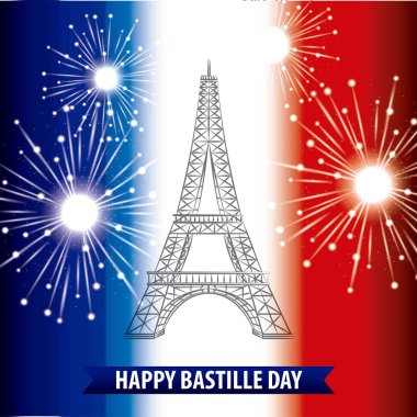 Bastille Günü Fransız kutlama