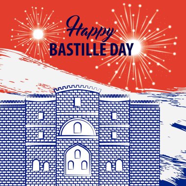 Bastille Günü Fransız kutlama