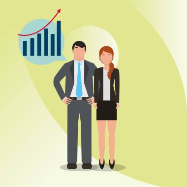 iş insanlar çalışan Finansal ekonomi para