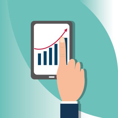 el dokunmatik ekran ile diyagram Hayatinizda mobil