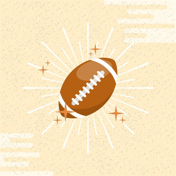 ball sport american football sunburst color background