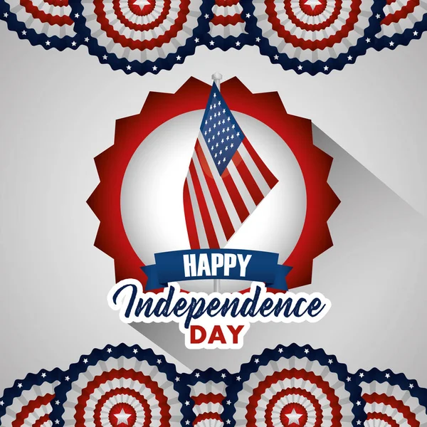 Αμερικανική ημέρα ανεξαρτησίας — Διανυσματικό Αρχείο