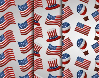 Mutlu Bağımsızlık günü Amerikan