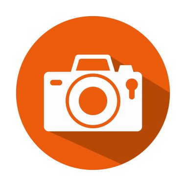 kamera fotoğraf izole simgesi