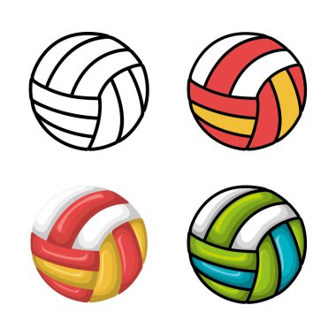 Voleybol spor top amblemi
