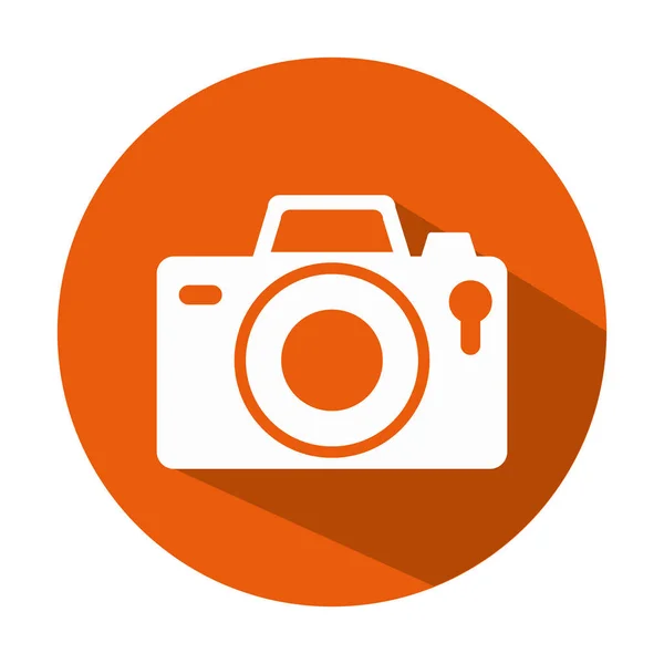 Fényképezőgép, fényképészeti elszigetelt ikon — Stock Vector