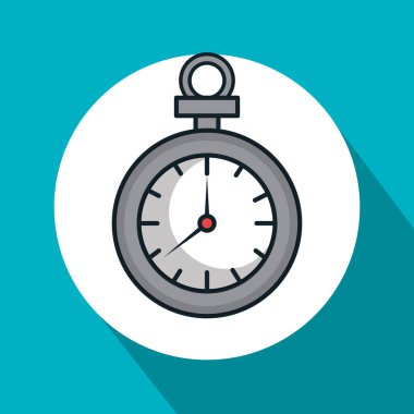 Chronometre izlemek izole simgesi