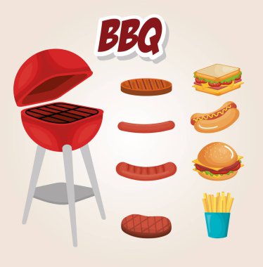 lezzetli Barbekü Izgara fırın