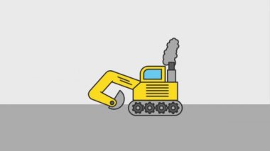 İnşaat Web sitesi animasyon altında hd