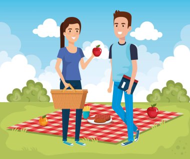 Gençler piknik günü sahnede