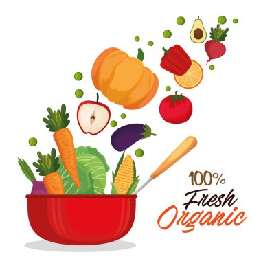 taze ve organik sebze ile mutfak ot