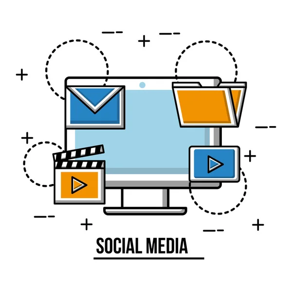 Sociale media-afbeelding — Stockvector