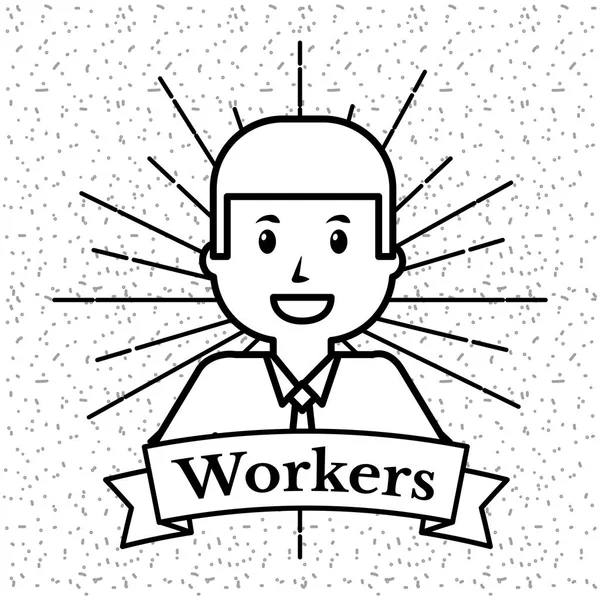 People workers  profession — Stock Vector