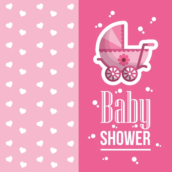 Gelukkig baby shower — Stockvector