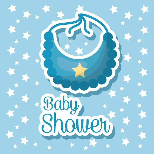 Feliz bebé ducha — Archivo Imágenes Vectoriales