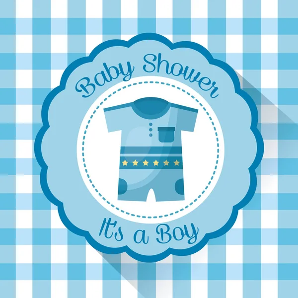 Gelukkig baby shower — Stockvector