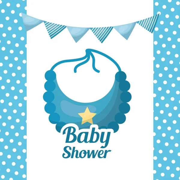 Baby shower kort — Stock vektor