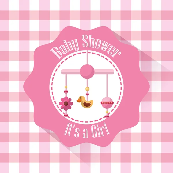 Happy baby shower — Stock Vector