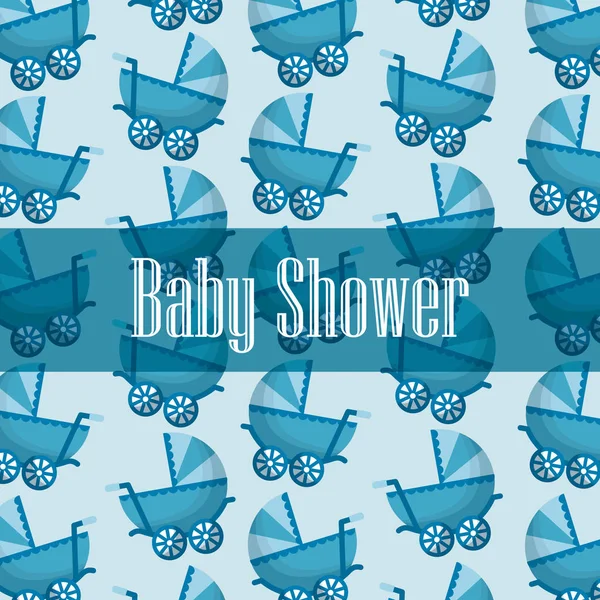Gelukkig baby shower — Stockvector