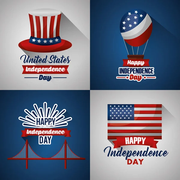 Happy independence day — Stock Vector