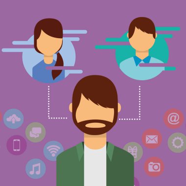 insanlar sosyal medya