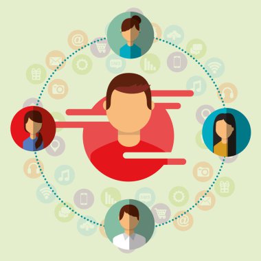 insanlar sosyal medya