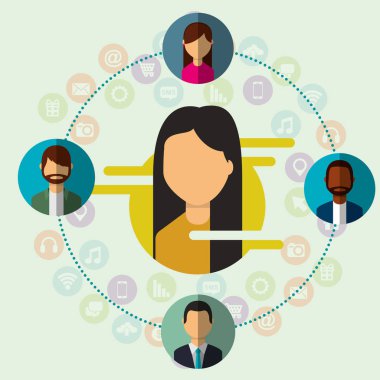 insanlar sosyal medya