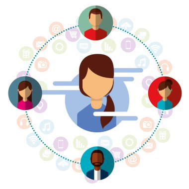 insanlar sosyal medya