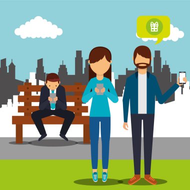 insanlar sosyal medya