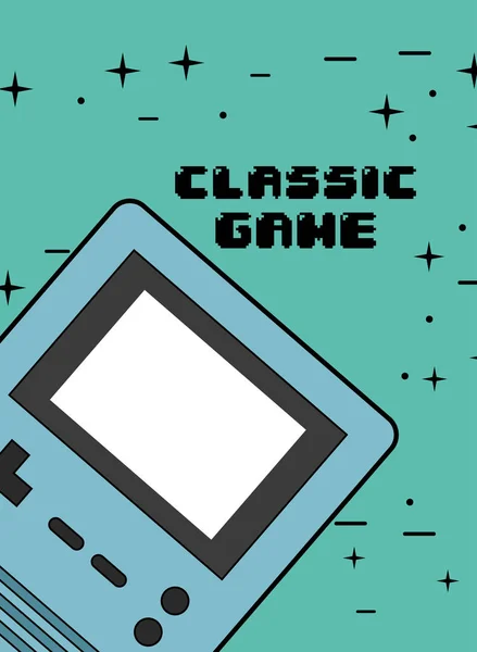 Clásico videojuego — Archivo Imágenes Vectoriales