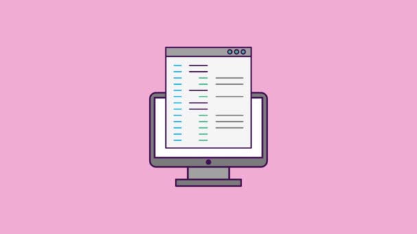Programming and code concept — Stock Video