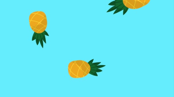 Plantilla tropical de verano — Vídeo de stock